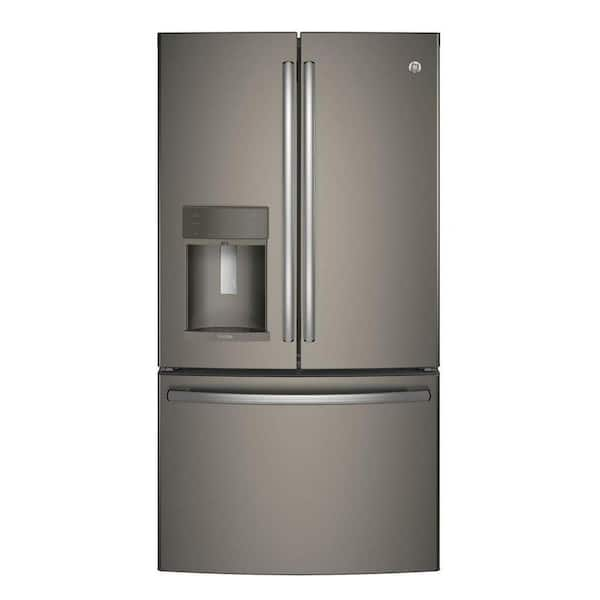 GE Profile 22.2 cu. ft. Smart French Door Refrigerator with Keurig K-Cup in Slate, Counter Depth and ENERGY STAR