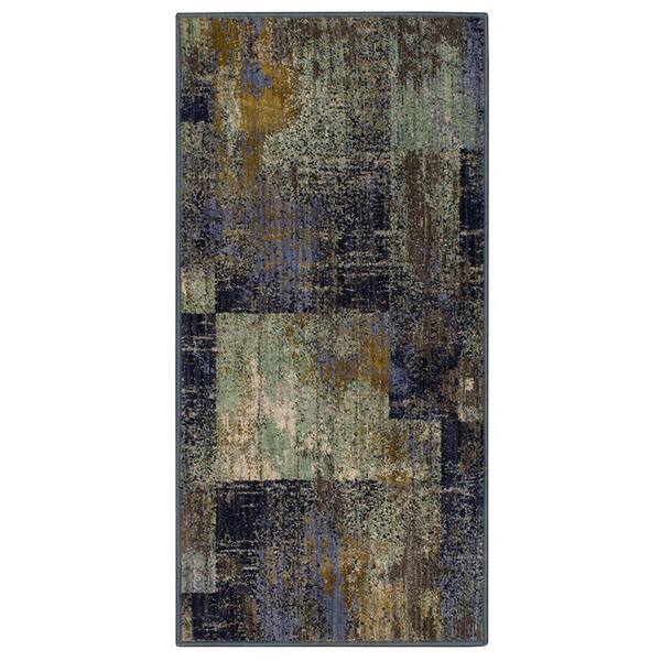 Home Decorators Collection Empire Periwinkle 2 ft. x 4 ft. Geometric Scatter Area Rug