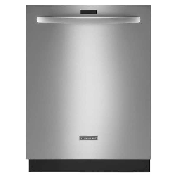 KitchenAid Top Control Tall Tub Dishwasher in Stainless Steel with Stainless Steel Tub, 43 dBA