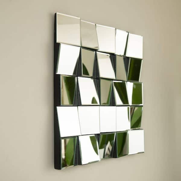 Miscool Avex Silver 23.62 in. W x 23.62 in. H Art Deco Square