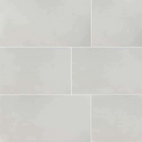 MSI Bellevue White 24 in. x 48 in. Matte Porcelain Stone Look Floor and Wall Tile (16 sq. ft./Case)