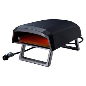 Propane Outdoor Pizza Oven in Black (5-Piece Set)