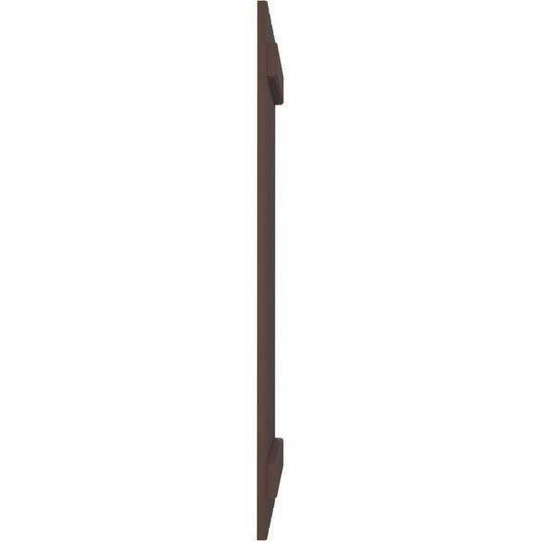 Ekena Millwork 15-1/2 in. W x 46 in. H Americraft 4-Board Exterior Real Wood Spaced Board and Batten Shutters in Raisin Brown - image 4