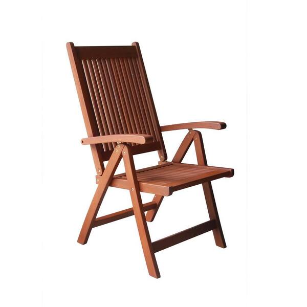 Vifah Vista 5-Position Reclining Patio Chair-DISCONTINUED