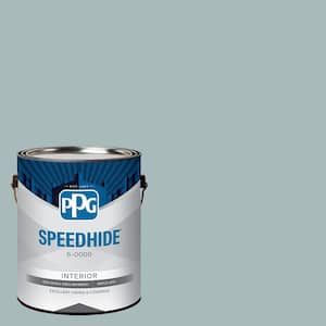 1 gal. PPG1145-4 Blue Willow Satin Interior Paint