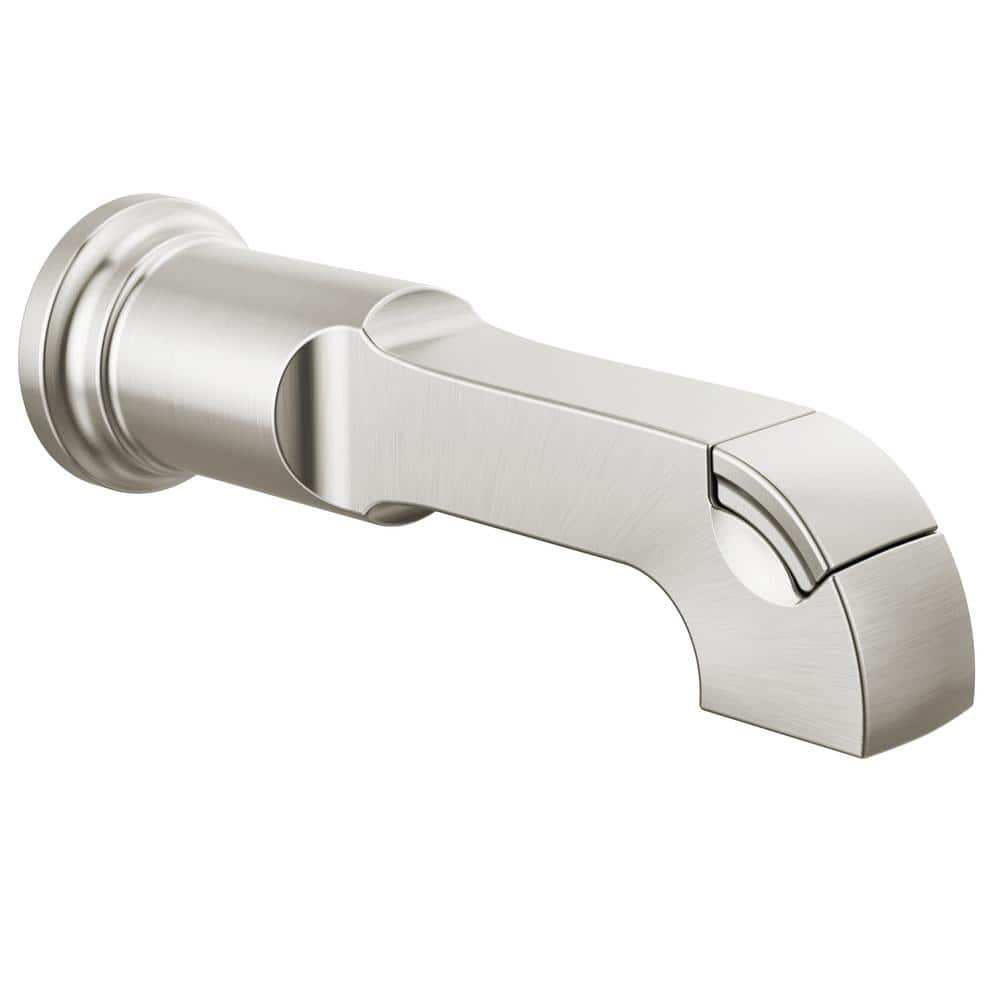 Delta Tetra Pull Up Diverter Tub Spout Lumicoat Stainless RP102060SSPR   Lumicoat Stainless Delta Tub Spouts Rp102060sspr 64 1000 