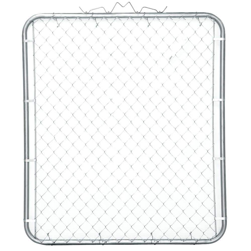 Yardgard 48 In W X 48 In H Galvanized Steel Bent Frame Walk Through Chain Link Fence Gate 328332a The Home Depot Yardgard 48 In W X 48 In H Galvanized Steel Bent Frame Walk Through Chain Link Fence Gate 328332a The Home Depot