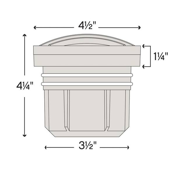 HINKLEY - Low Voltage Bronze In Ground Weather Resistant Well light with No Bulbs Included