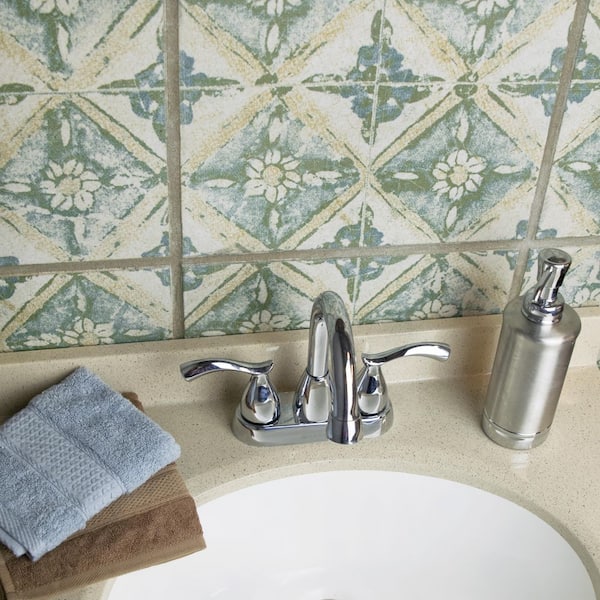 Klinker Retro Blanco Dafodil 12-3/4 in. x 12-3/4 in. Ceramic Floor and Wall Tile (1.16 sq. ft./Each)