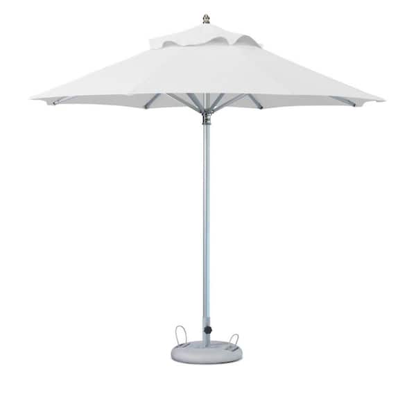 HomeRoots 13 ft. Market Patio Umbrella in White