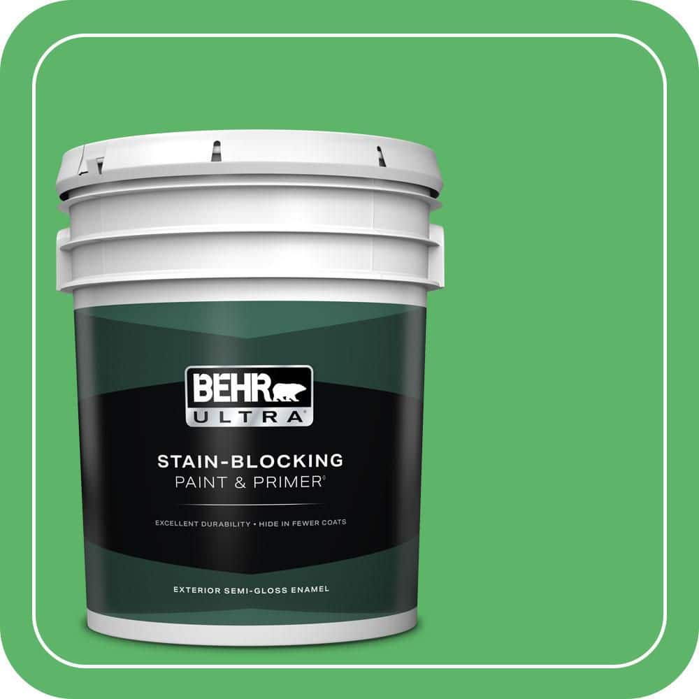 5 gal. #P390-6 Lawn Party Semi-Gloss Enamel Exterior Paint & Primer price history on PriceWatchPro