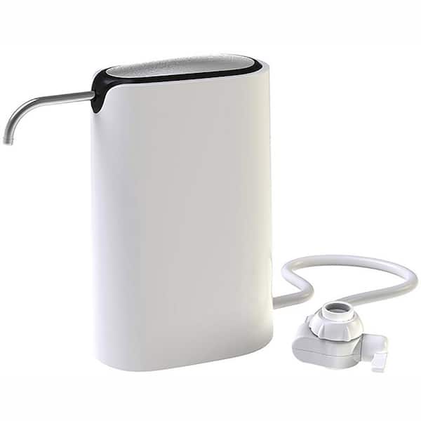 On Tap Faucet Water Filter System, White
