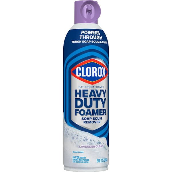 Clorox 20 oz Heavy Duty Bathroom Foamer Lavender Clean Aerosol