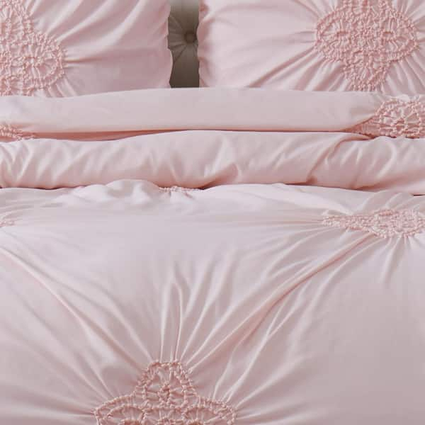 Christian Siriano Confetti Flowers 2-Piece Blush Twin XL Comforter