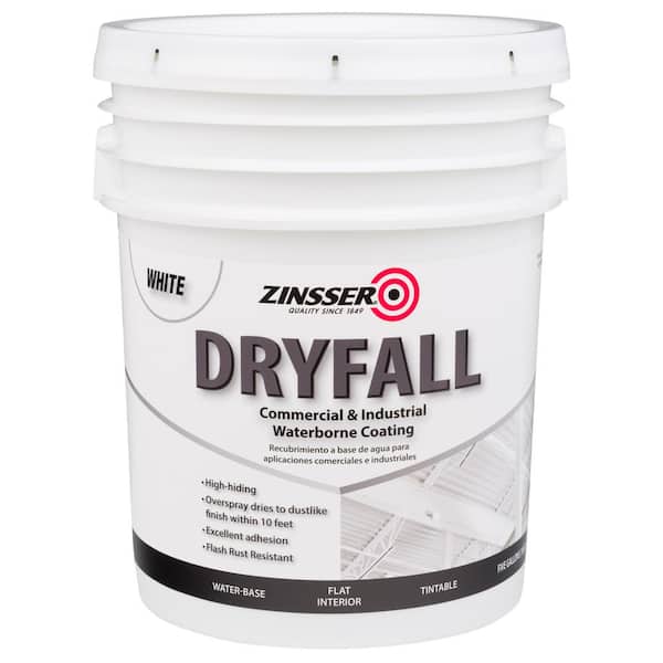 Zinsser 5 gal. Waterbourne Dry Fall White Coating
