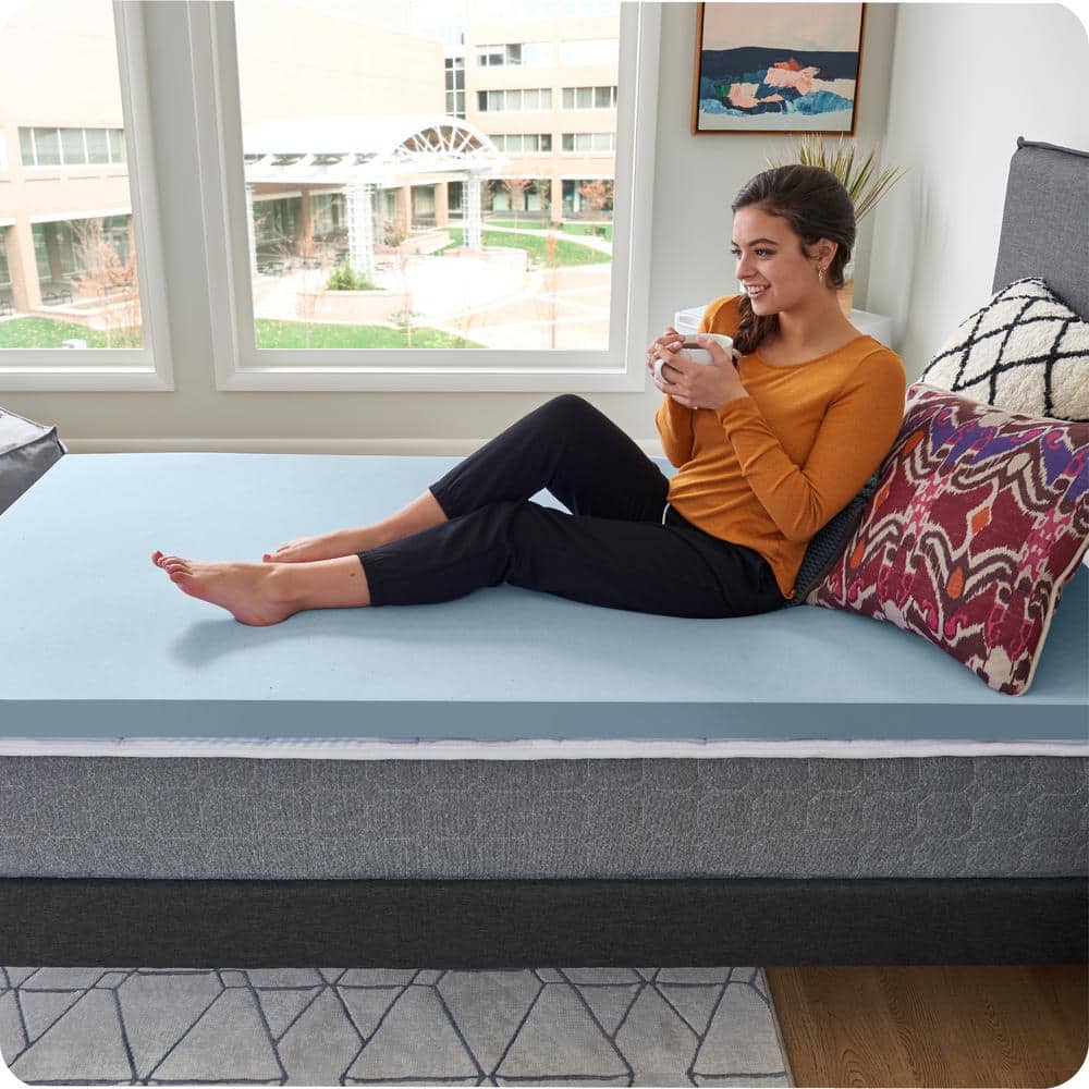 Sealy Dreamlife 1.5" Twin Gel Memory Foam Mattress Topper