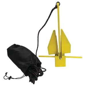 BoatTector 4.5 lbs. Complete PWC Fluke Anchor Kit with Rope and Marker Buoy