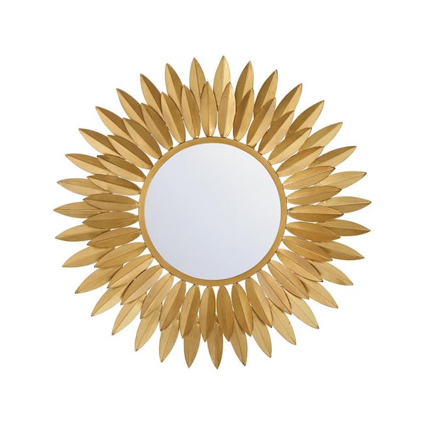 Crystorama 20 in. 0 Light Antique Gold Mirror