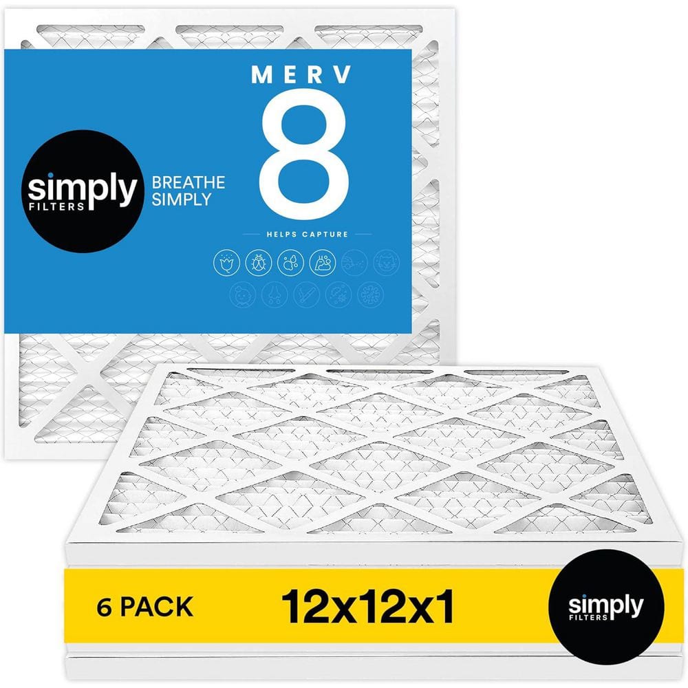12 in. x 12 in. x 1 in. MERV 8 MPR 600 Pleated Furnace Air Filter (6-Pack) price history on PriceWatchPro