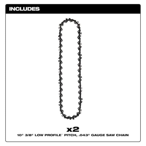 10 in. Saw Chain (2-Pack)