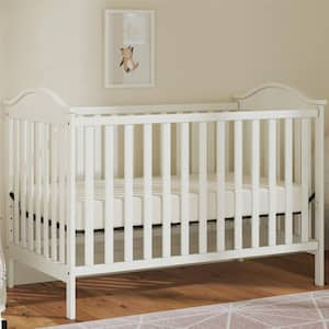 Moonlight Twinkle Standard Firm Baby Crib and Toddler Bed Mattress in White