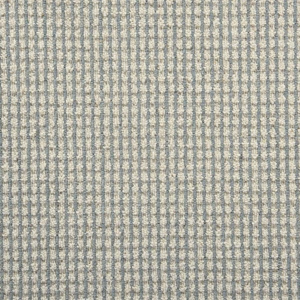 Natural Harmony 6 in. x 6 in. Loop Carpet Sample - Shenadoah Stripe - Color Ivory/Coast