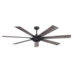 Liew 72 in. Indoor/Outdoor Aged Copper Industrial Reversible Blades Ceiling Fan with Remote Control