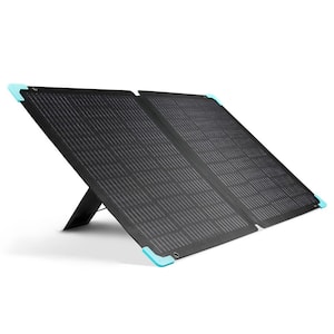 120-Watt E. Flex Portable Monocrystalline Solar Panel, Foldable Solar Charger for Power Station/Generator, Waterproof