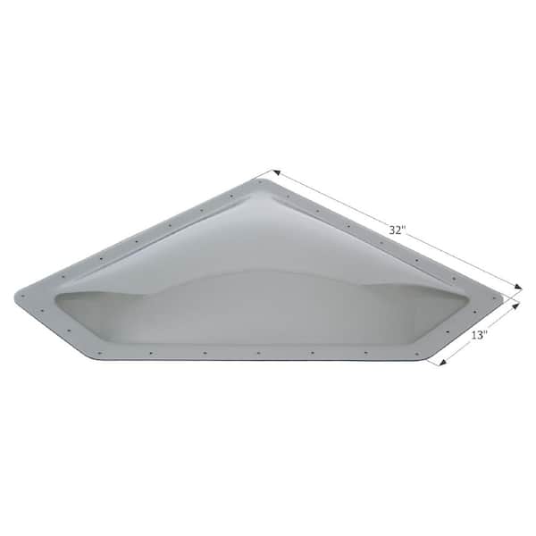 Icon New Angle Rv Skylight Outer Dimension 32 In X13 In Nsl2810s The Home Depot