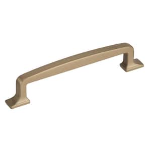 Westerly 5-1/16 in. (128mm) Modern Golden Champagne Arch Cabinet Pull