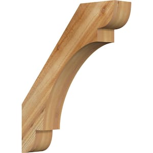4''W x 20''D x 24''H Olympic Rough Sawn Knee Brace, Western Red Cedar