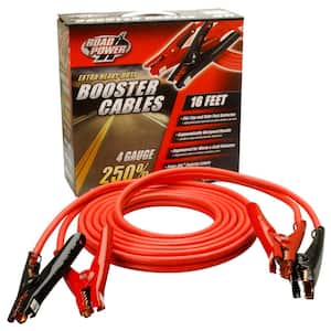 16 ft. 4-Gauge 400 Amp Red Booster Cables