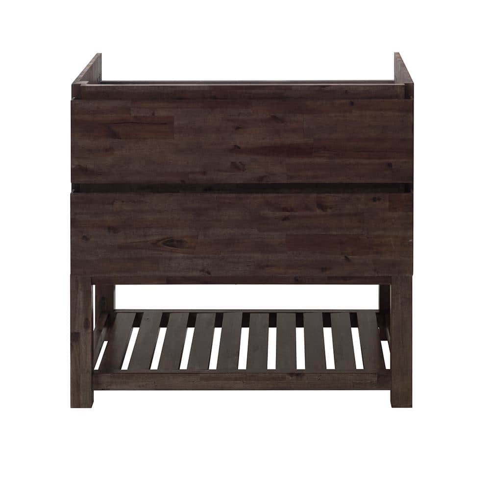 Fresca Formosa 35" Free-Standing Open Bottom Single Bathroom Vanity Base Only