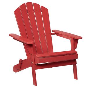 Adirondack Chili Red Wood Folding Chair