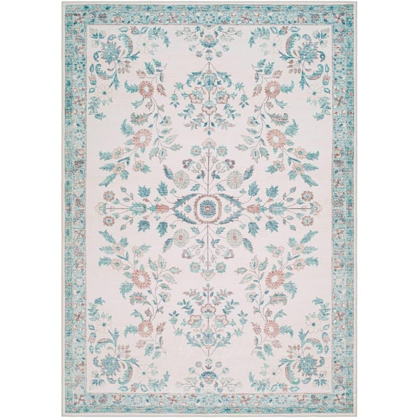 Livabliss Lavable Gray 2 ft. x 3 ft. Machine-Washable Rug