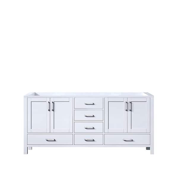 Jacques 72 in. W x 22 in. D White Double Bath Vanity without Top