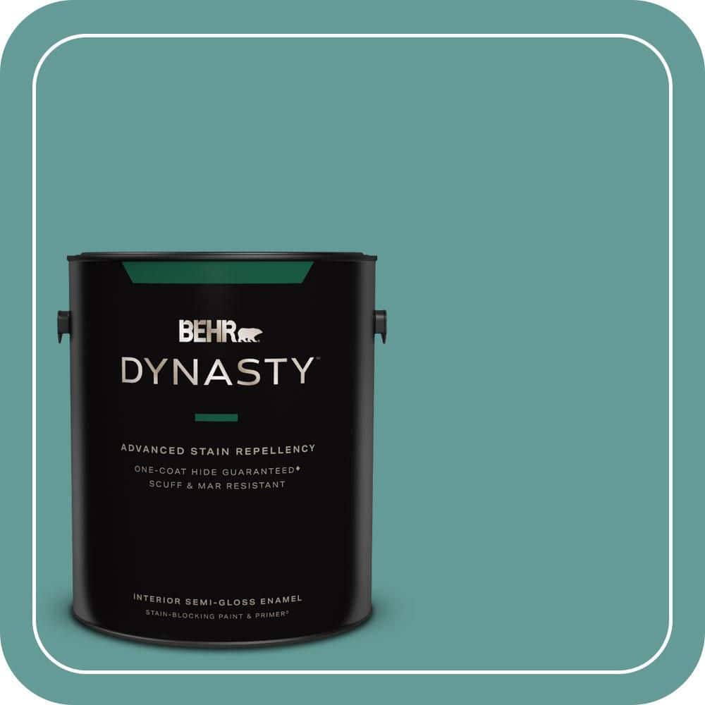 1 gal. #MQ6-06 Semi-Precious One-Coat Hide Semi-Gloss Enamel Interior Stain-Blocking Paint & Primer price history on PriceWatchPro