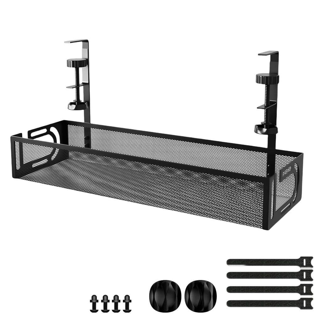 Under Desk Cable Management Tray Large Size Organizer No Drill Raceway Cord Organizer for Office Home price history on PriceWatchPro
