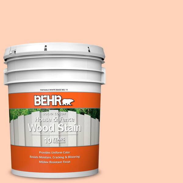 5 gal. #P200-2A Hug Goodbye Solid Color House and Fence Exterior Wood Stain