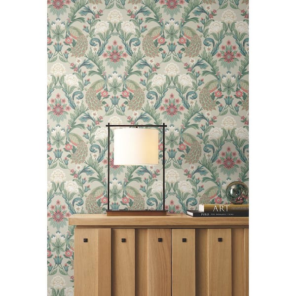 60.75 sq. ft. Plume Dynasty Wallpaper