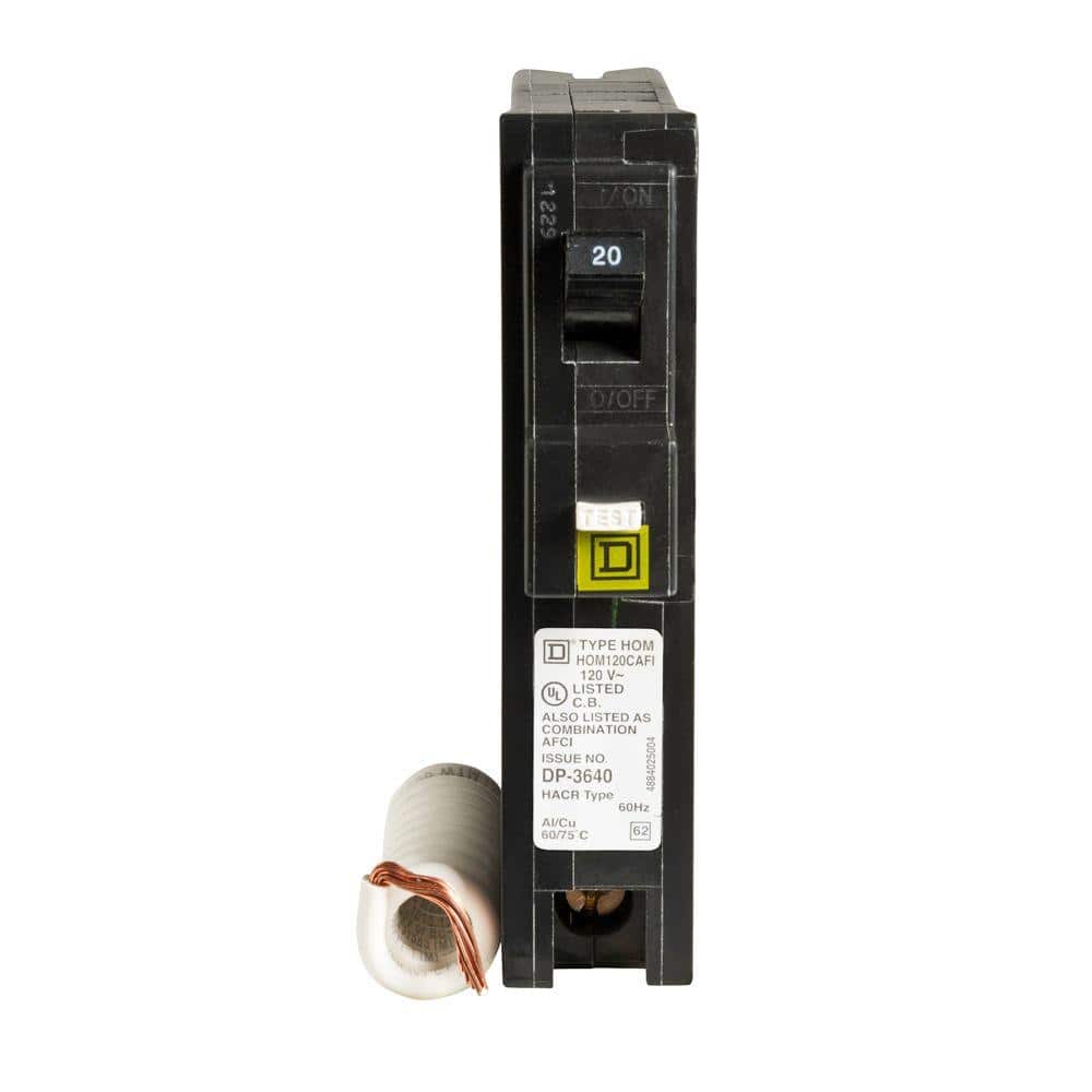 Homeline 20 Amp Single-Pole Combination Arc Fault Circuit Breaker (12-Pack) price history on PriceWatchPro