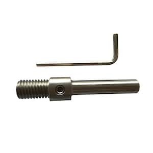 5/8 in.-11 Male to 1/2 in. Shank Pilot Bit Hole Saw Arbor Adapter for Dry Core Bits