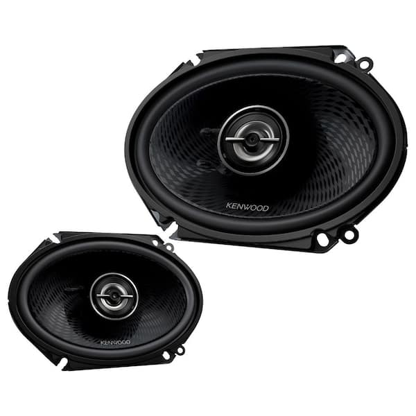 KFC-C6898RS Custom Fit 6-In. x 8-In. 360-Watt-Max-Power 2-Way Full-Range Car Speakers in Black 2-Pack