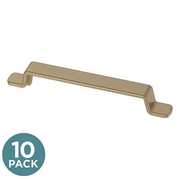 Liberty 10-Pack Uniform Bends 5-1/16 in. (128 mm) Modern Champagne Bronze Cabinet Pulls