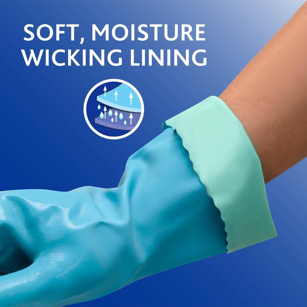 Buy Playtex Fresh Comfort Blue Latex Gloves, Large (1 Pair) Online at ...