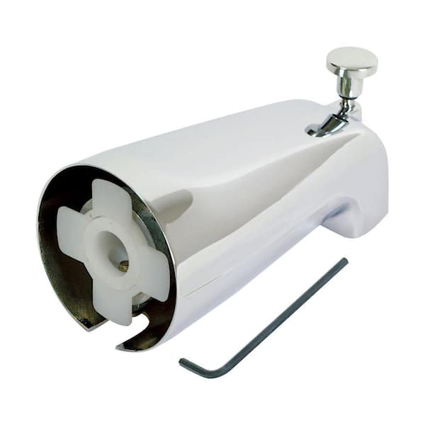 EZ-FLO 1/2 in. Slide-On Diverter Spout in Chrome