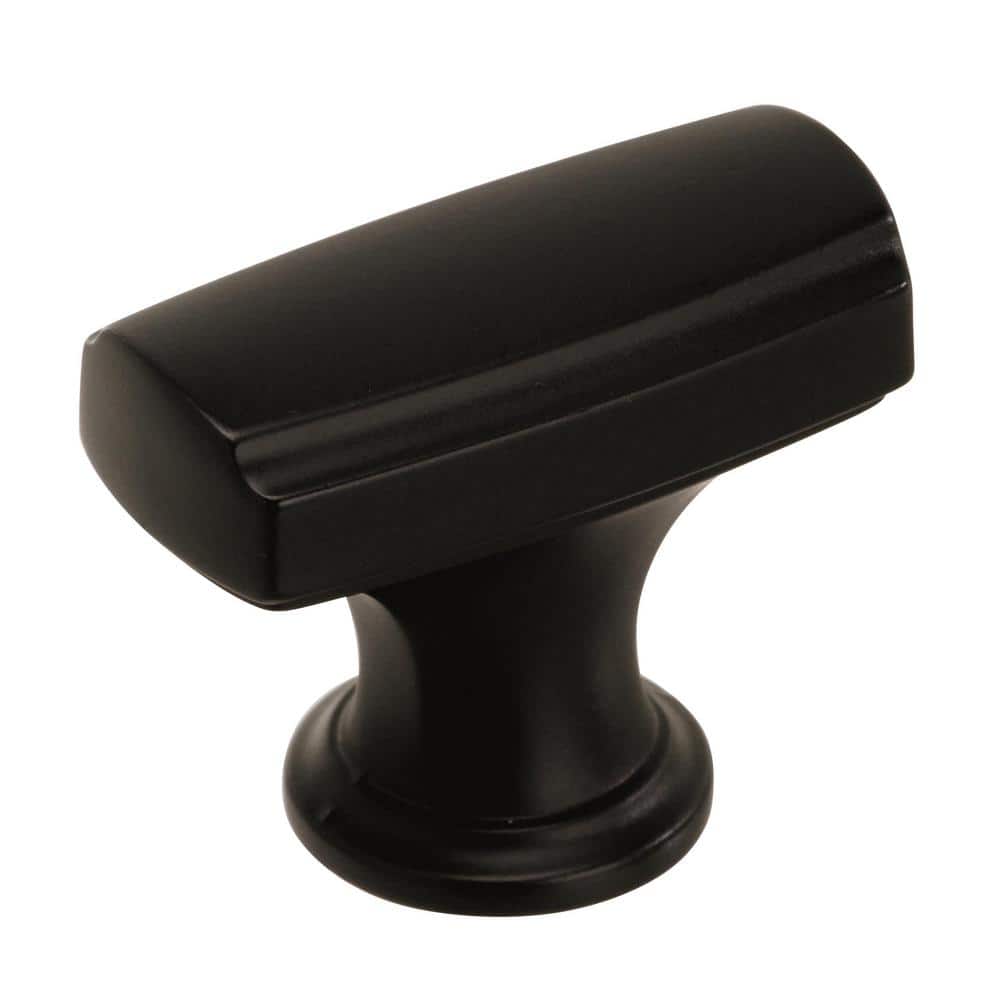 Highland Ridge Black Bronze Rectangular Bar Knob with Mounting Hardware