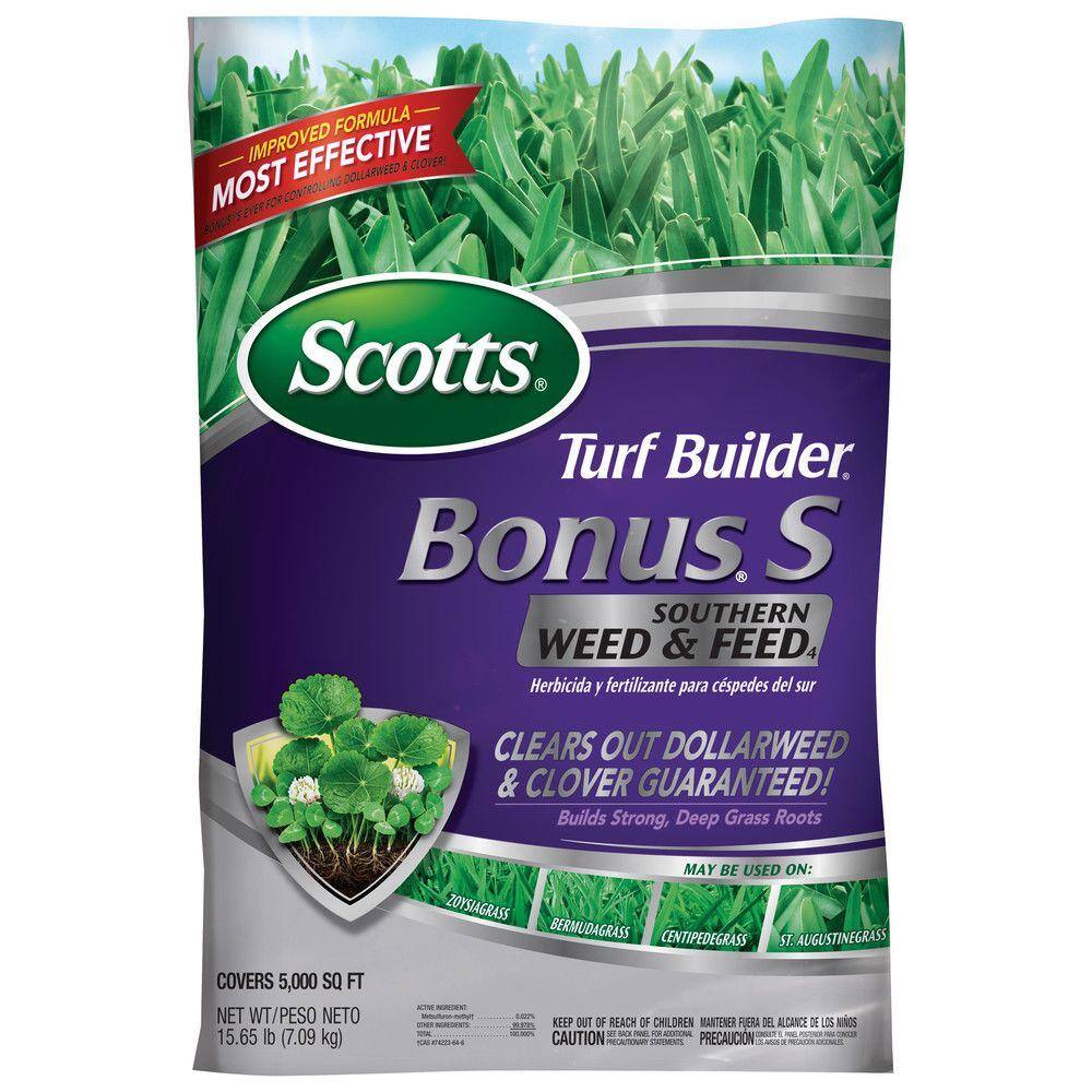 Scotts Bonus S 10m 41 5 Lb Florida Weed And Feed Fertilizer 21015 The Home Depot