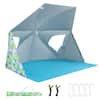 HONEY JOY 2-4-Person Portable Beach Tent / Canopy Umbrella with Dual Side Flaps Carry Bag UPF 50+ Protection for Camping Events TOPB008196