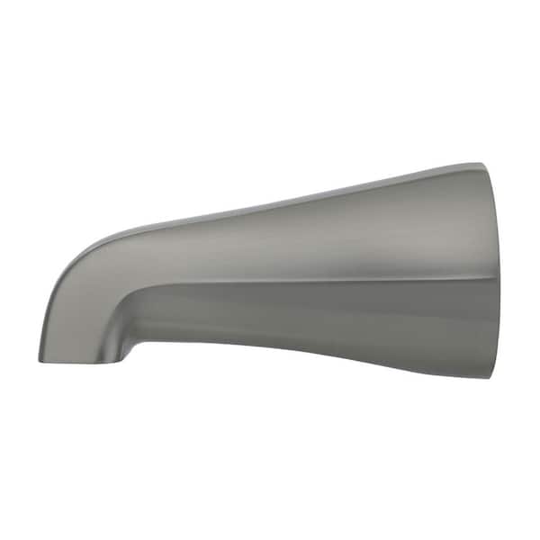 DANCO Universal Tub Spout without Diverter in Brushed Nickel